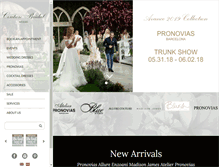 Tablet Screenshot of couturebridalmiami.com